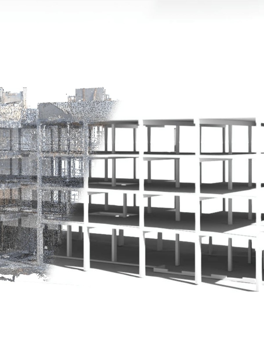 Mélange nuage de points et maquette 3D