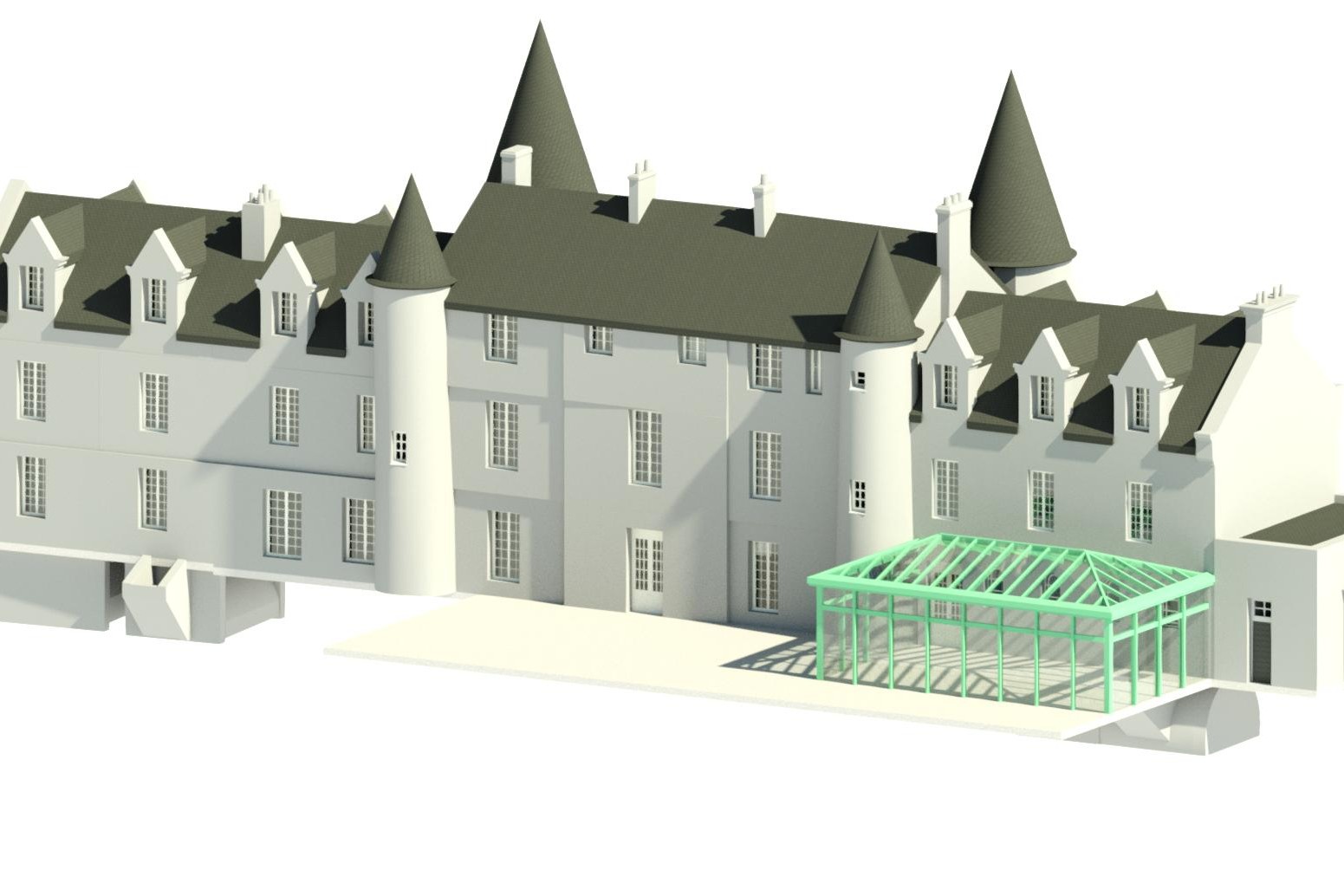 Modélisation 3d chateau 2