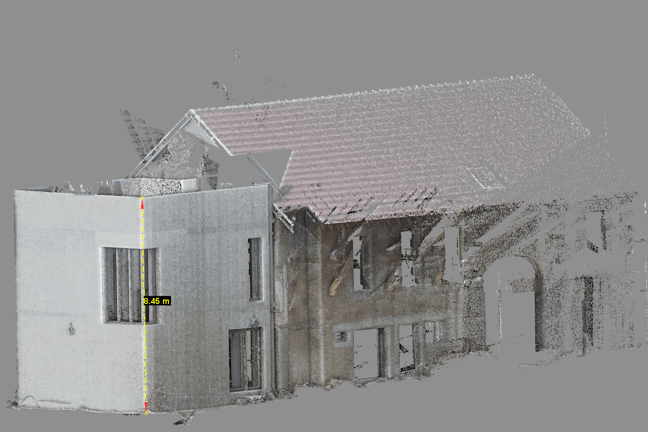 Nuage de points maison