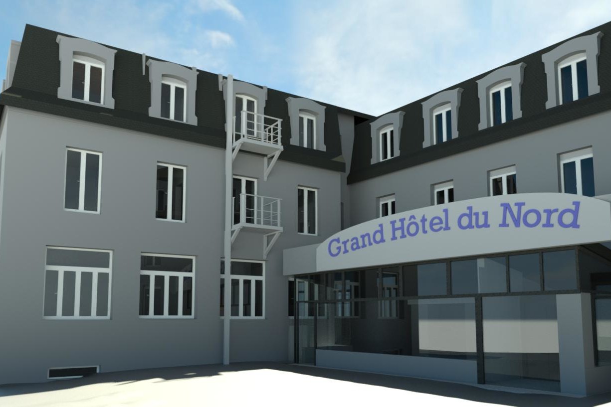 Modélisation 3d grand hotel du nord