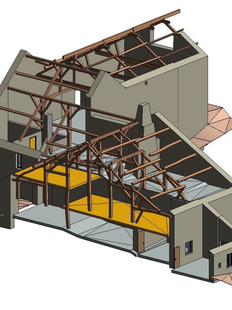 Modélisation 3d projet pouilley 2