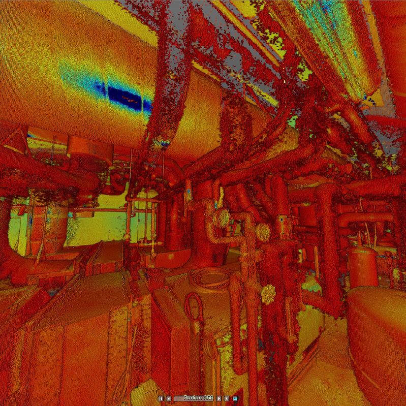 Scan 3D de bâtiments Chaufferie CFDT
