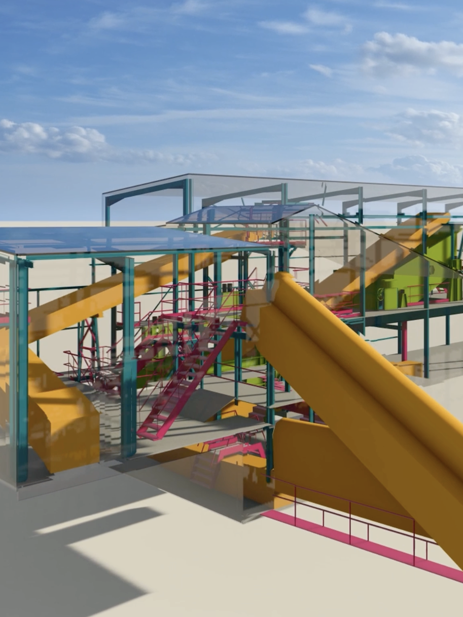 Rendu Lumion du projet béziers extérieur