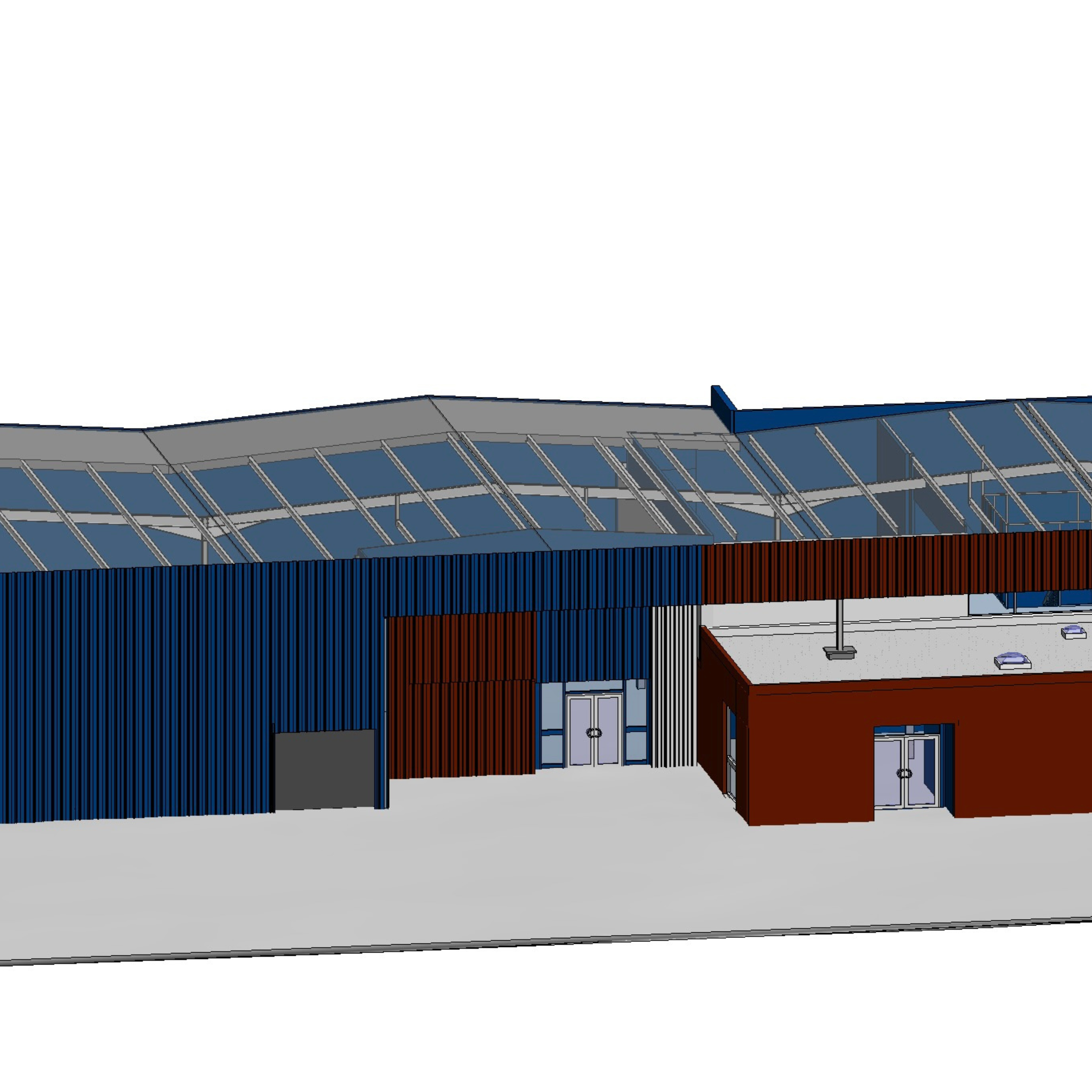 Modélisation 3D Colruyt face hauteur